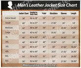 Men's Studded Leather Jacket - Steampunk Orange Spiked Gothic Rocker Jacket - Unique Spiked Leather, Rocker Style, Custom Design Punk Jacket